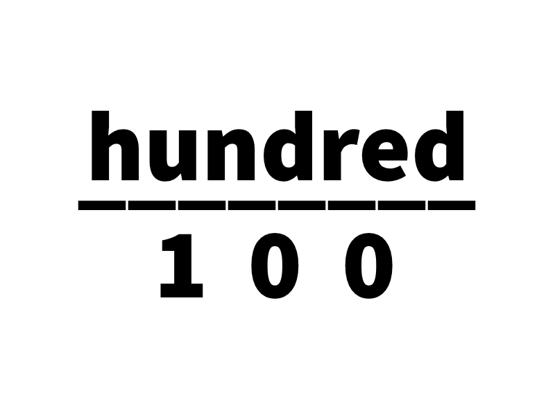 hundred